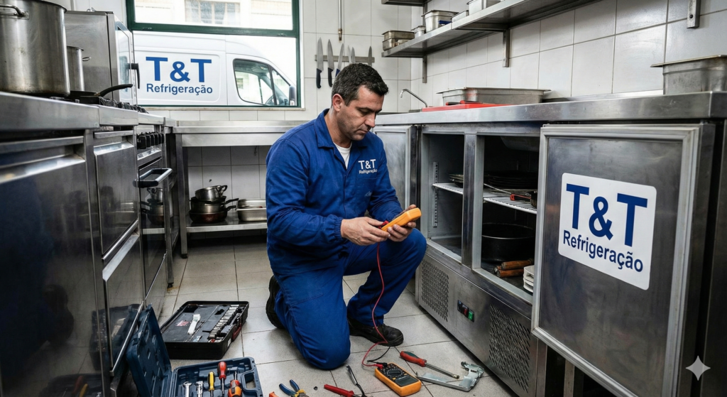 Imagem representando o técnico de geladeira Tiago que faz serviços na região de Copacabana RJ